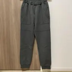 新品　nous チャコールグレーリブ付きパンツ