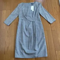 新品未使用グレンチェックインディヴィワンピース(日本製)