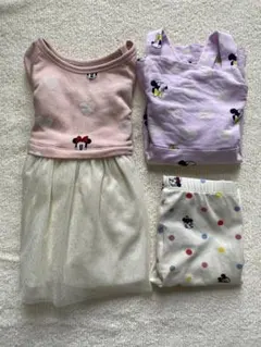babyGAP ミニーちゃん　3点セット　90サイズ　まとめ売り　ワンピースなど