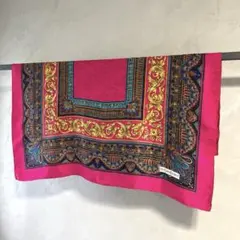 Yves Saint Laurent スカーフ ジャガード ペイズリー柄 90s