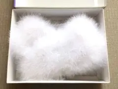 新品 未使用  美品 お得 成人式 ファー ショール ホワイト