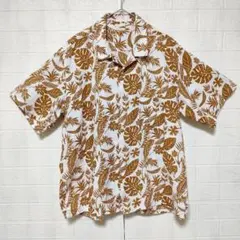 GU ジーユー (XL)　オープンカラー ビッグシャツ　大きいサイズ