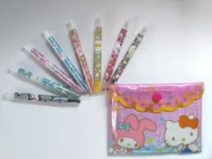 【サンリオ　キャラクター】くりだし色鉛筆 8色 付録