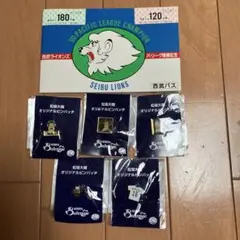 西武ライオンズパリーグ優勝記念’90 西武バス 松坂大輔オリジナルピンバッジ5個