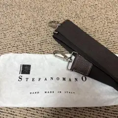 STEFANOMANO ダークブラウン ストラップ