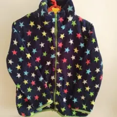 カラフル星柄フリース110cm