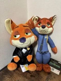 ズートピア2 こてっとぺったん BIGぬいぐるみ ニックアソート 全3種