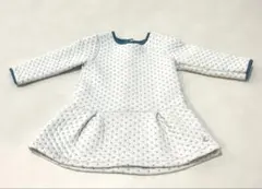 プチバトー　キルティング　ワンピース　81cm