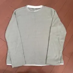 SHEIN オリーブグリーン 長袖カットソー13－14Y