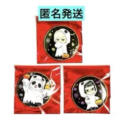 マルキューブ　グリッター缶バッジ　ハロウィン　狗巻棘　禪院真希　パンダ　呪術廻戦