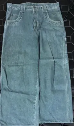 Harley-Davidson 刺繍パッチ付きカーゴデニムパンツ