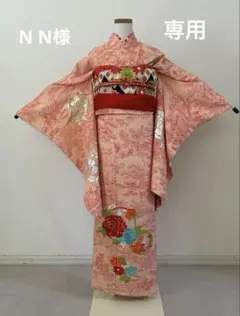 七五三 7歳 120cm ピンク絞り柄 ポリエステル 袋帯 - メルカリ