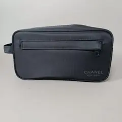 【未使用】CHANEL FOR MENシャネル シューズケース ポーチ ブラック