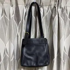 オールドコーチ COACH レザー ショルダーバッグ ブラック