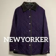 NEWYORKER ニューヨーカー キルティングジャケット フード付き L