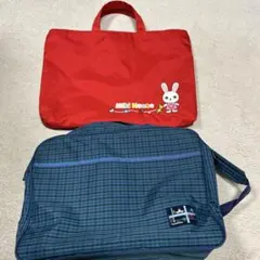 値引ラスト★ミキハウス★レッスントートバッグ★familiar★塾リュックセット