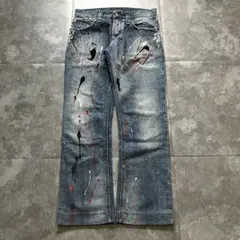 DOLCE&GABBANA paint flare denim Y2K swag - メルカリ