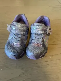 ムーンスター　紫スニーカー　15㎝