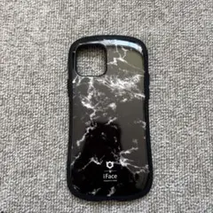iPhone15 iFace マーブル模様 ハードケース