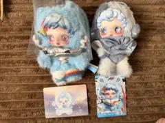 SKULLPANDA スカルパンダ ぬいぐるみ 2体セット カード付き