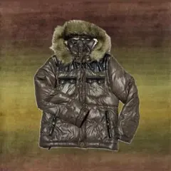 ダウンジャケット レザー