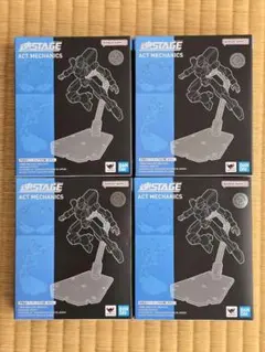 魂STAGE ACT MECHANICS ４個 魂ステージ スタンド バンダイ