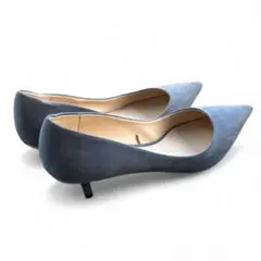 ZARA グレー スエード ハイヒールパンプス