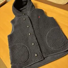 ジムフレックス　ボアベスト　16 レディースL 相当 ダークネイビー