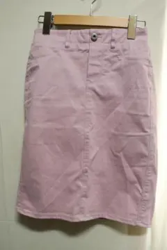 プロフ必読Free's Martスカートラベンダーシンプル良品♪S