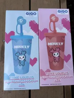 GIGO TWICE LOVELYS タンブラー サナ ダヒョン2種セット - メルカリ