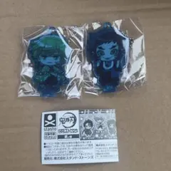 ガチャ　鬼滅の刃　ここみえ　アクリルフィギュア　我妻善逸　獪岳