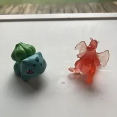 【当時物】ポケモン フィギュア フシギダネ カイリュー 初期 刻印あり