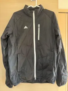 adidas フルジップジャケット　ブラック
