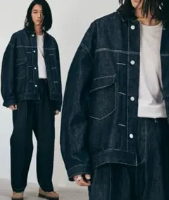 WYM LIDNM HEAVY OZ WIDE DENIM JACKETのサムネイル