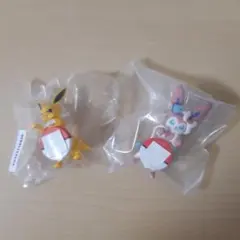 一番くじ　ポケモン　F賞 街歩きちらりんフレンズ サンダース ニンフィア