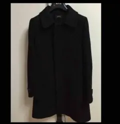 A.P.C カシミヤ混ウールコート（ネイビー）のサムネイル