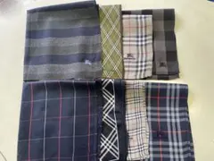 ★まとめ売り！★Burberry チェック柄ハンカチ 8枚セット