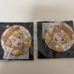 鬼滅の刃　卯年 AGF 我妻善逸　グリッター缶バッジ　兎年　20個 バッジ・ピンズ 我妻善逸 「鬼滅の刃 卯年 ランダムグリッター缶