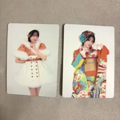 FRUITS ZIPPER 鎮西寿々歌 クリスマス/振袖 トレカ2枚セット