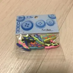 ボタン　パーツ　陸上部　シューズ