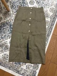 ZARA リネン　ロングスカート