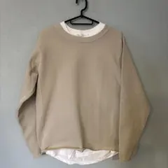 IKKA ベージュ ニットセーター Sサイズ　未使用品