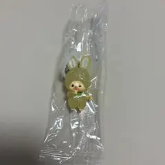 ガチャガチャ　モンチッチ　めじるしアクセサリー　チムたん　イエロー
