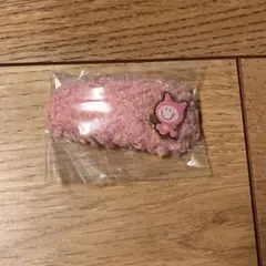 エニマイくじ　エンジェルブルー　E賞　ボアヘアクリップ