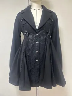 希少】トリココムデギャルソン ジャケット フラワーモチーフ