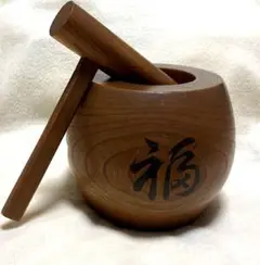 杵　臼　木製　置物　福　臼　レトロ　アンティーク