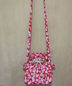 値下げしました！！浴衣バック 着物 バック 巾着型ショルダーバック 巾着バック