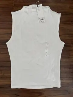 GU ホワイト ノースリーブ トップス S