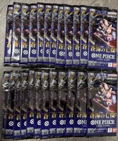 封入率一致) ワンピース カード 蒼海の七傑 1box分 統一パック - メルカリ