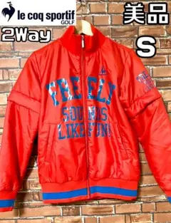 【24時間以内/匿名配送】ルコックゴルフ レディース 2Way ジャケット S